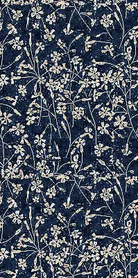 Fensterrollo für den Innenbereich mit Blumenmuster