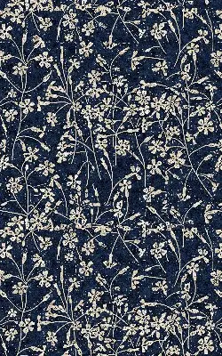 Fensterrollo für den Innenbereich mit Blumenmuster