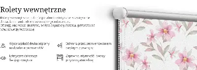 Rollo mit Motiv blühender Rosen