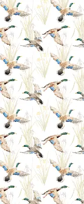 Rollo mit Motiv fliegender Enten