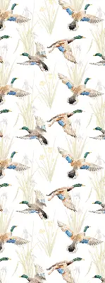 Rollo mit Motiv fliegender Enten