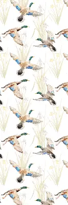 Rollo mit Motiv fliegender Enten