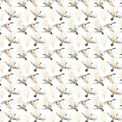 Rollo mit Motiv fliegender Enten