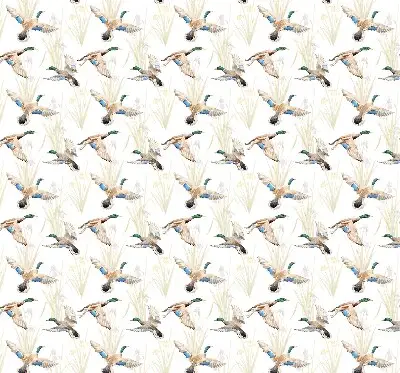 Rollo mit Motiv fliegender Enten