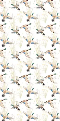 Rollo mit Motiv fliegender Enten