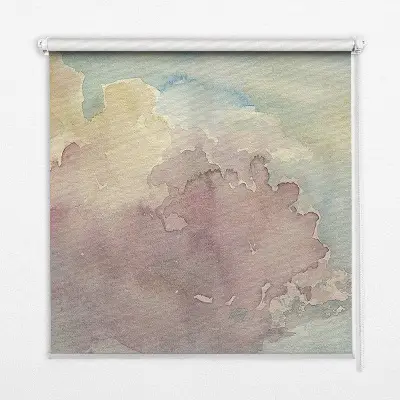 Rollo Fenster mit Motiv Bunter Himmel