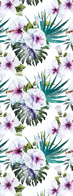 Rollo mit Blumenmuster