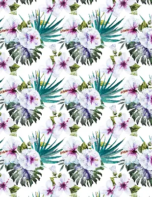 Rollo mit Blumenmuster