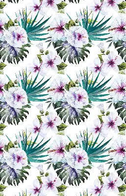 Rollo mit Blumenmuster