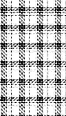 Fensterrollo in grauem Tartanmuster
