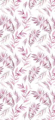 Fensterrollo mit Motiv rosa Blätter