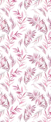 Fensterrollo mit Motiv rosa Blätter