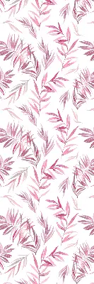 Fensterrollo mit Motiv rosa Blätter
