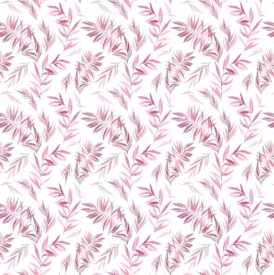 Fensterrollo mit Motiv rosa Blätter