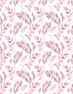 Fensterrollo mit Motiv rosa Blätter