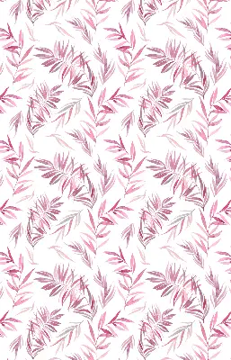 Fensterrollo mit Motiv rosa Blätter