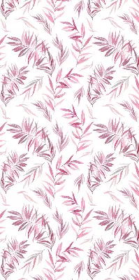 Fensterrollo mit Motiv rosa Blätter