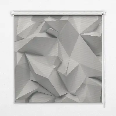 Rollo in Form einer 3D-Papierwand