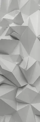 Rollo in Form einer 3D-Papierwand