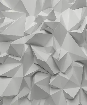 Rollo in Form einer 3D-Papierwand