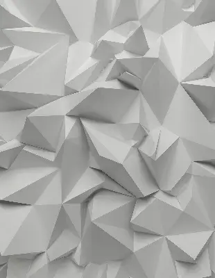 Rollo in Form einer 3D-Papierwand