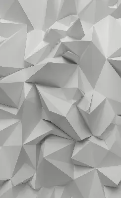 Rollo in Form einer 3D-Papierwand