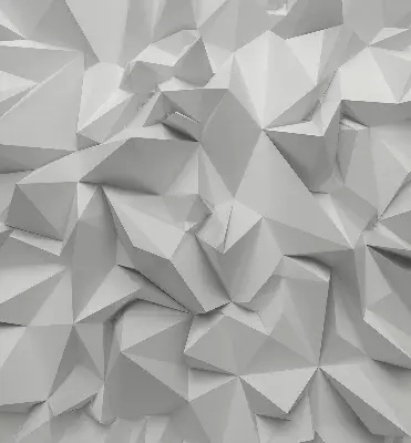 Rollo in Form einer 3D-Papierwand