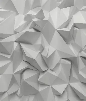 Rollo in Form einer 3D-Papierwand