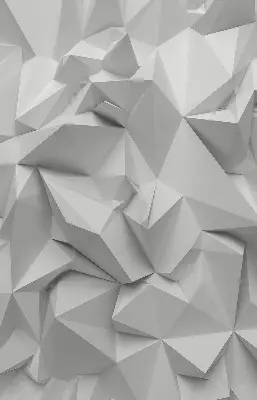 Rollo in Form einer 3D-Papierwand