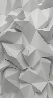 Rollo in Form einer 3D-Papierwand