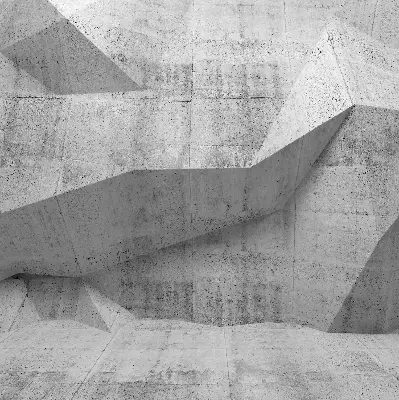 Fensterrollo mit 3D-Steinwand-Motiv für den Innenbereich