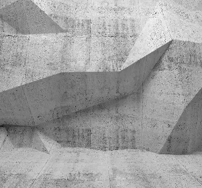 Fensterrollo mit 3D-Steinwand-Motiv für den Innenbereich