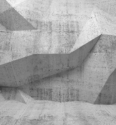 Fensterrollo mit 3D-Steinwand-Motiv für den Innenbereich