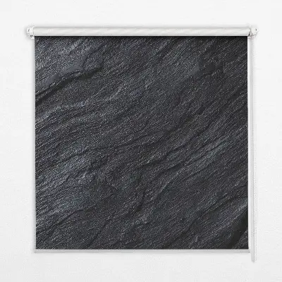 Fensterrollo innen mit schwarzer Textur