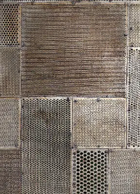 Fensterrollo aus Metall für die Wandmontage