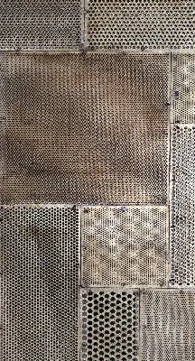 Fensterrollo aus Metall für die Wandmontage
