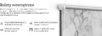 Rollo in grauem Granitdesign