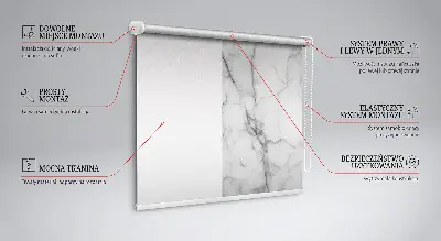 Rollo in grauem Granitdesign