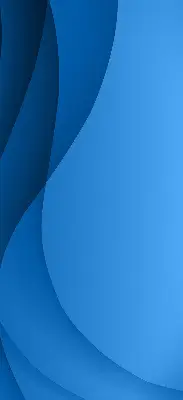 Fensterrollo innen mit blauem Wellenmuster