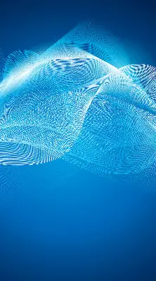 Fensterrollo mit blauem Animationsmotiv