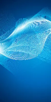 Fensterrollo mit blauem Animationsmotiv