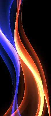 Fensterrollo mit animiertem Motiv in Orange und Blau