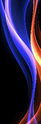 Fensterrollo mit animiertem Motiv in Orange und Blau