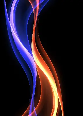 Fensterrollo mit animiertem Motiv in Orange und Blau