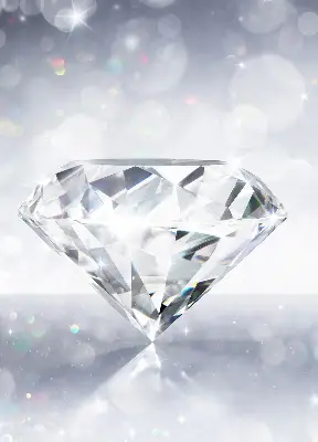 Fensterrollo für innen mit Diamantenmotiv