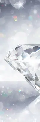 Fensterrollo für innen mit Diamantenmotiv