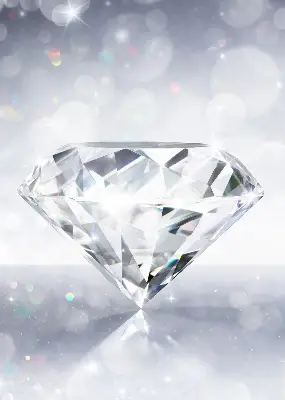 Fensterrollo für innen mit Diamantenmotiv