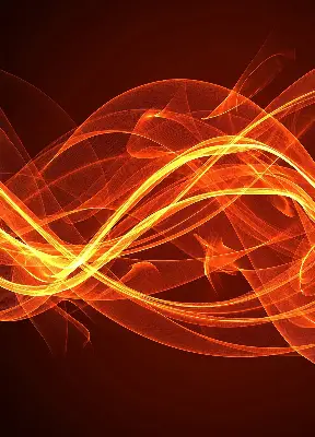 Fensterrollo mit abstraktem orangem Muster