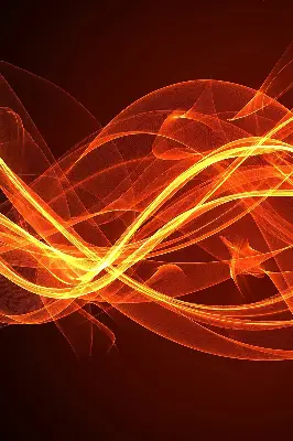 Fensterrollo mit abstraktem orangem Muster