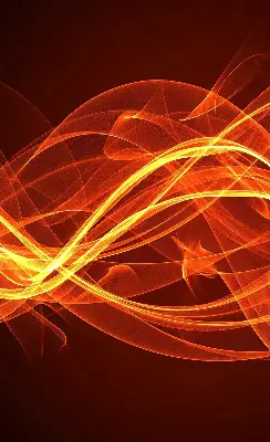 Fensterrollo mit abstraktem orangem Muster